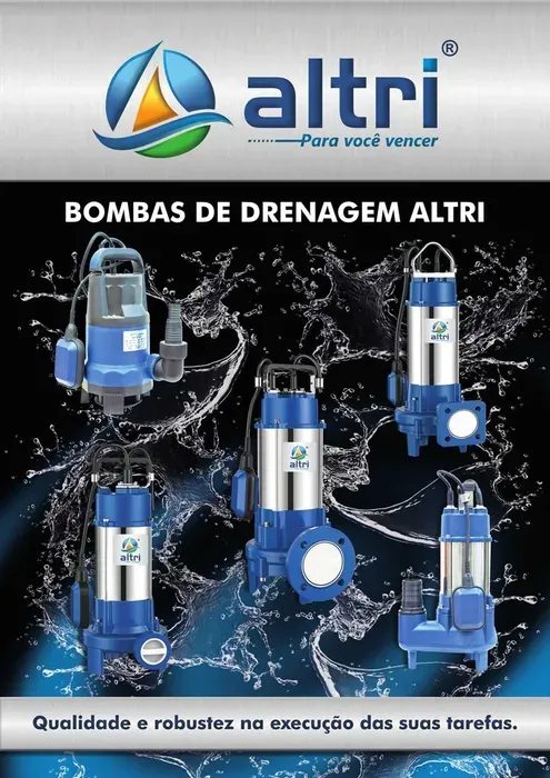 Bomba Submersa de Drenagem Altri — Bombas de Drenagem na CYCLO em Várzea Grande-MT