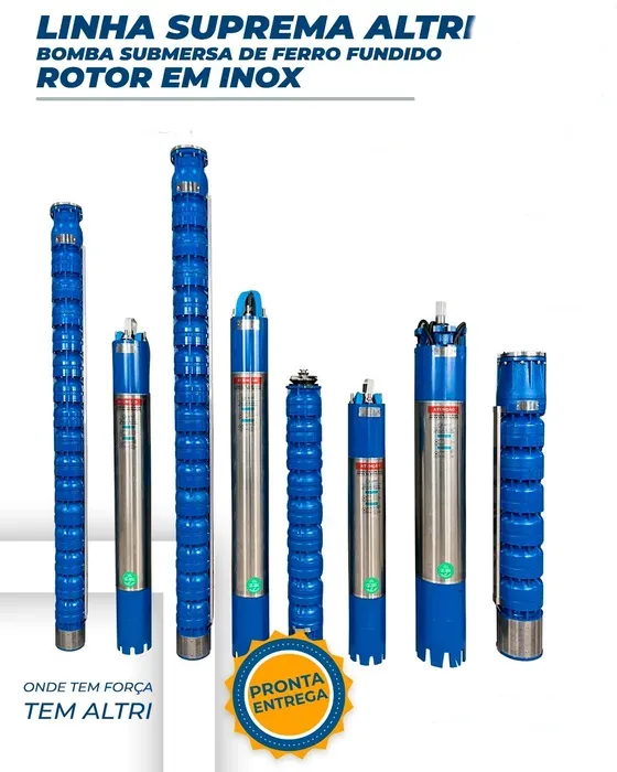 Bomba Submersível Semiaxial Altri Linha Suprema — Bombas Submersas na CYCLO em Várzea Grande-MT