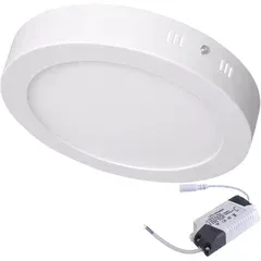 Plafon Redondo de Embutir/Sobrepor — Iluminação LED na CYCLO em Várzea Grande-MT